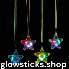 Halsketting met led ster