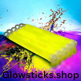 Glowstick 6 inch geel
