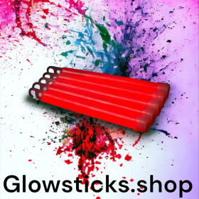 Glowstick 6 inch rood